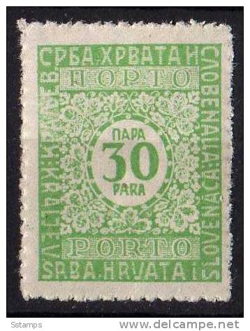 1921  JUGOSLAVIJA KINGDOM PORTO NEVER HINGED - Neufs