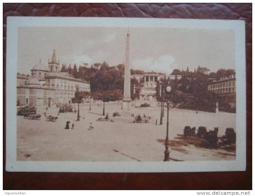 Roma - Piazza Del Popolo - Monte Pincio - Piazze