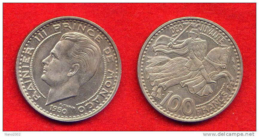 MONACO - 100 FRANCS 1950 - 1949-1956 Old Francs