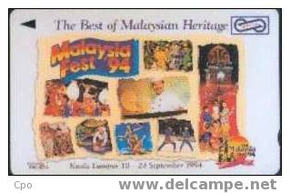 # MALAYSIA UC4 Malaysia Fest 1994 10 Gpt   Tres Bon Etat - Malaysia