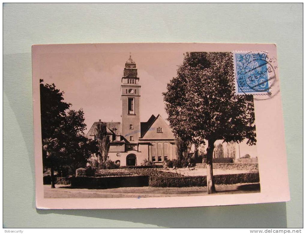 == Werdau, Kirche 1954   Foto - Werdau