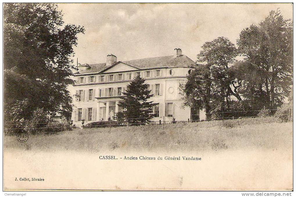 TOP!! CASSEL * ANCIEN CHATEAU DU GENERAL VANDAME * 1904  **!! - Cassel