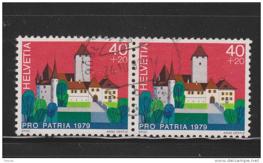 Yvert 1087 En Paire - Used Stamps