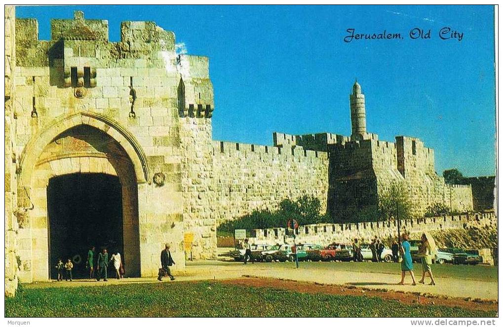 1681. Postal JERUSALEM (Israel) 1979. Puerta De Jaffa - Lettres & Documents