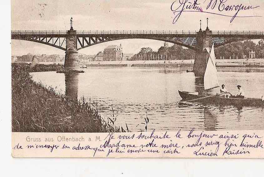 GRUSS AUS OFFENBACH (CANOTAGE) REF 18616 - Offenbach