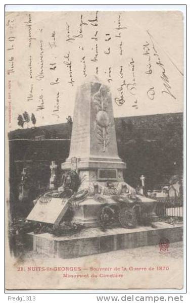 Nuits Saint Georges - Monument Du Cimetiere - Nuits Saint Georges