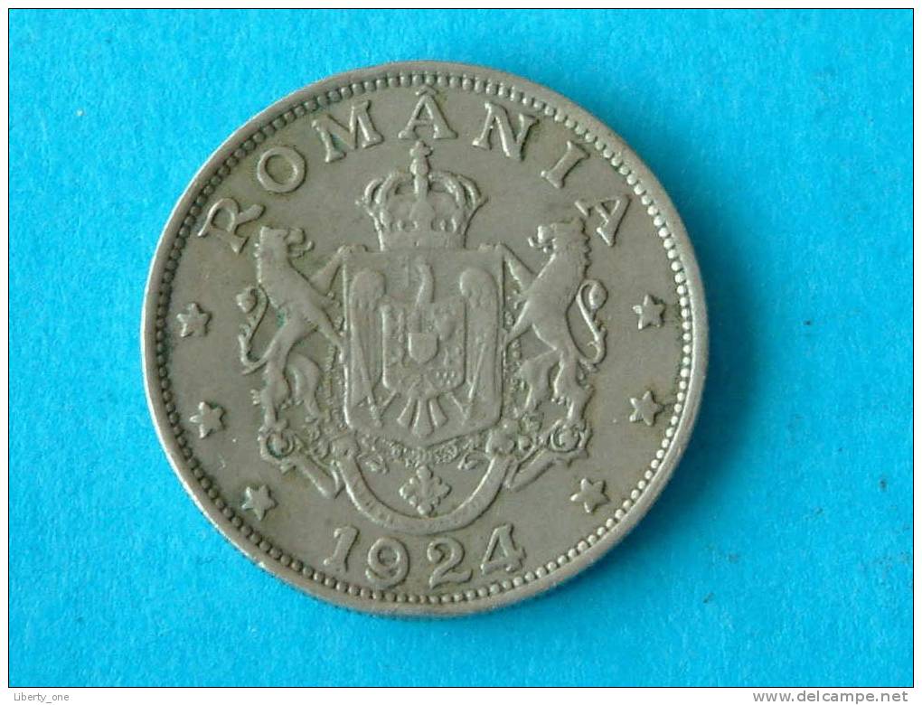 1924 - 2 LEI - KM 47 ( For Grade, Please See Photo ) ! - Romania