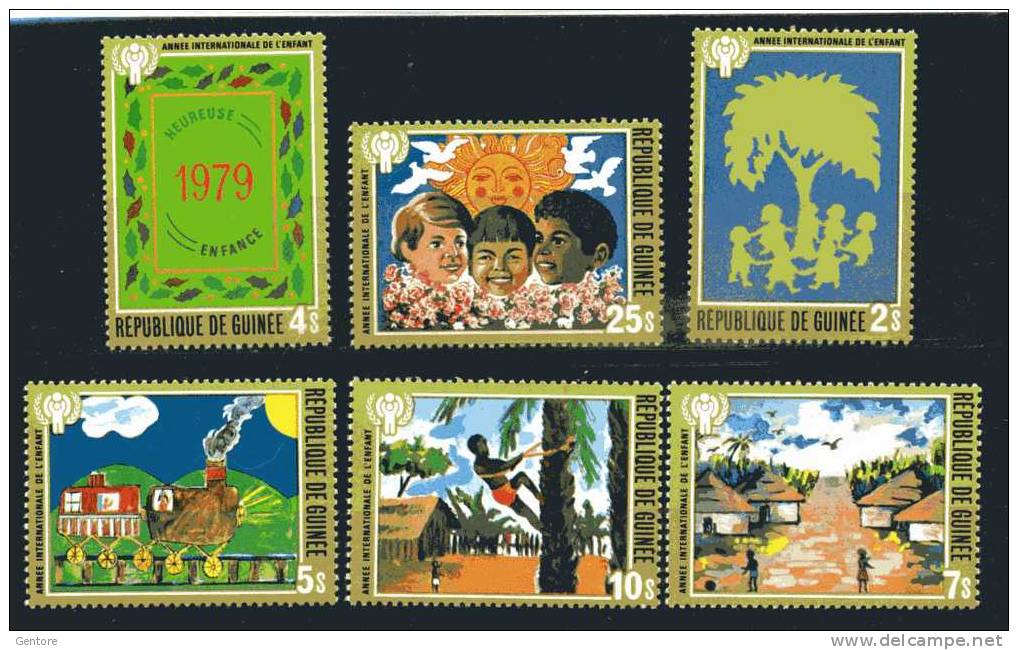 1979 GUINEA  Year Of The Children Cpl Setof 6Yvert Cat N° 653/58  Perfect MNH** - Other & Unclassified