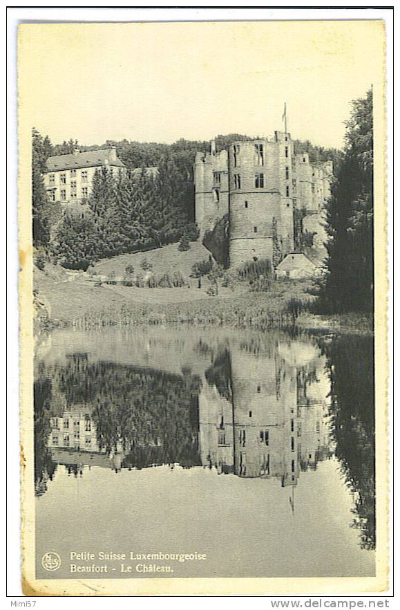 C.P.A. Petite Suisse Luxembourgeoise - Beaufort - Le Château - Berdorf