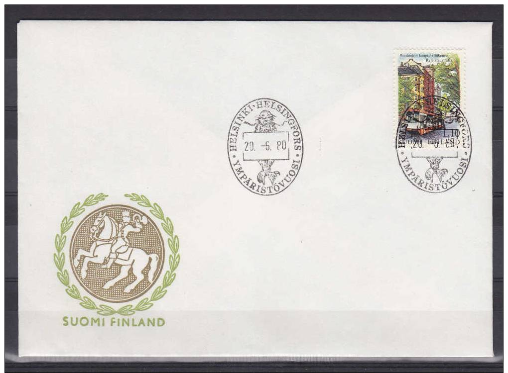 FINLAND 1980 COVER MI 840 NATTUR NATURE SEE SCNA - FDC