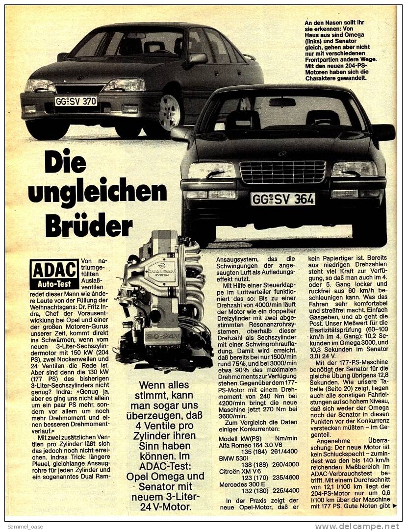 ADAC Motorwelt   2 / 1990  Mit :  Volvo 460  -  Test : Opel Omega Und Senator 24 V  , Jaguar 4.0 - Auto & Verkehr