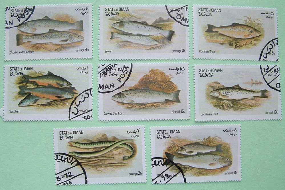Oman 1972 Fish Fishes - Oman