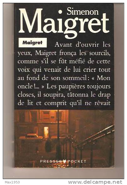 Simenon Maigret -- Maigret - Presses Pocket N° 1337 - Simenon