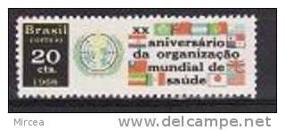 C144 - Bresil 1968 - Michel No.1192 Neuf** - Unused Stamps