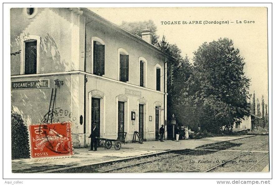 TOCANE SAINT APRE   24  DORDOGNE PERIGORD  LA GARE - Autres & Non Classés