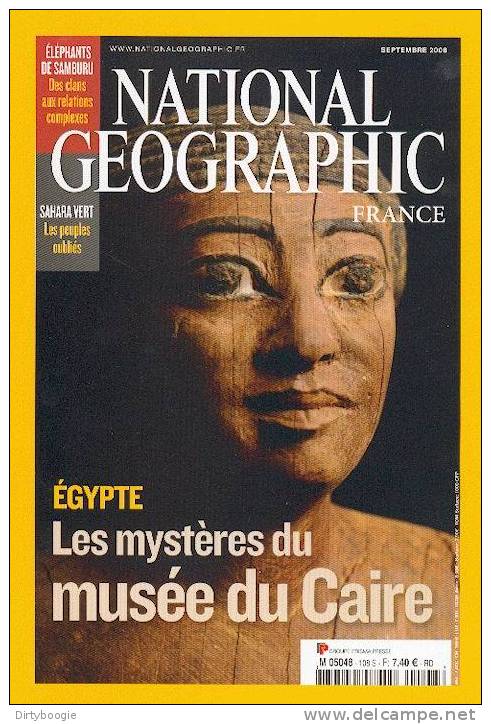 NATIONAL GEOGRAPHIC - SAHARA VERT - MUSEE DU CAIRE - ELEPHANTS - SOLS - DUEL EN EAUX PROFONDES - Geografia