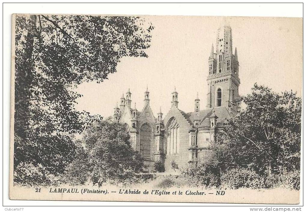 Lampaul-Guimiliau (29) : L'église En 1910. - Lampaul-Guimiliau
