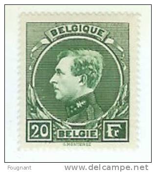 Belgique:N°290 N.S.C.parfait.Montenez. - 1929-1941 Big Montenez