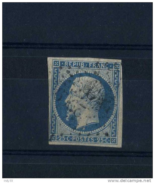 - FRANCE N°10  Y T . OBLITERE - 1852 Louis-Napoléon