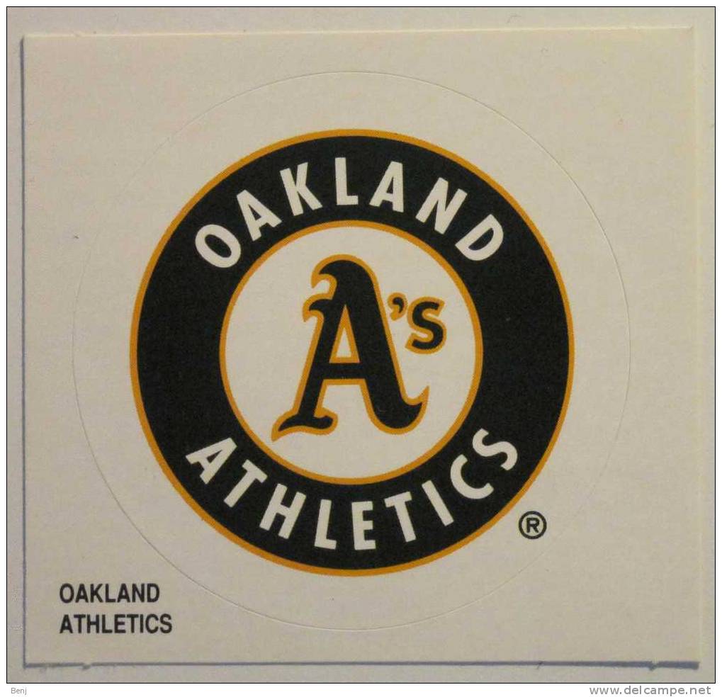 Autocollant Des OAKLAND ATHLETICS (baseball) - Oakland Athletics
