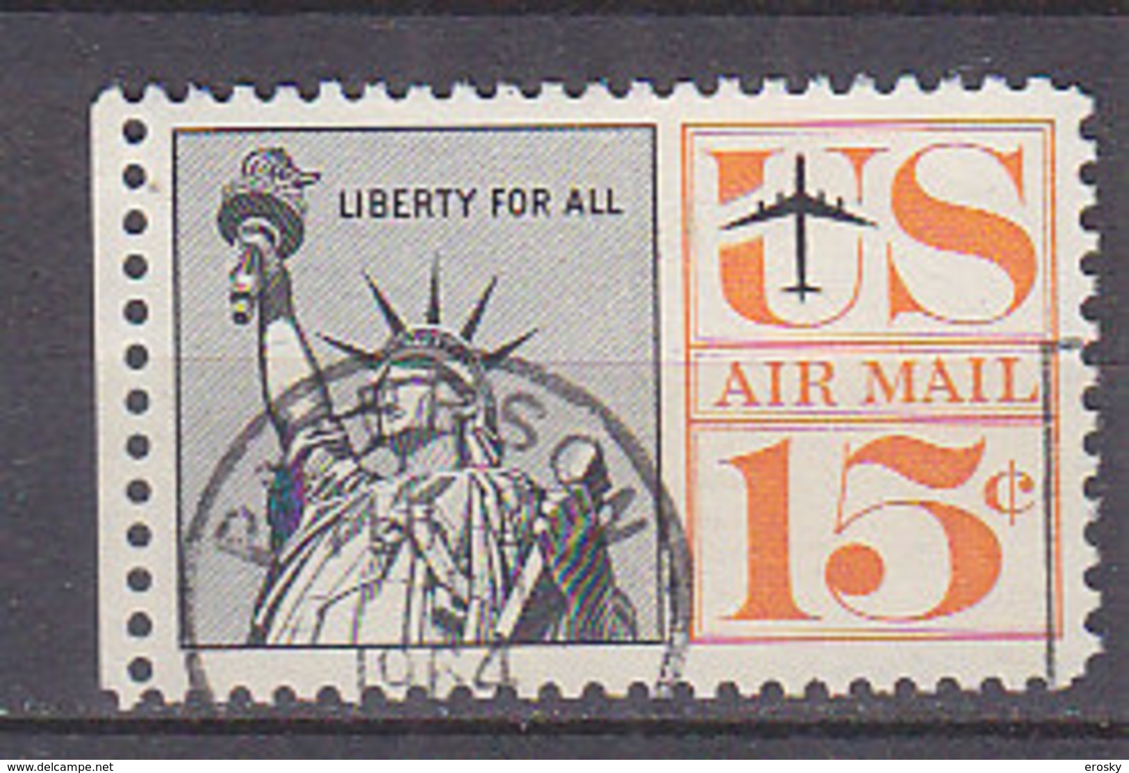 J0397 - ETATS UNIS USA AERIENNE Yv N°59 - 2a. 1941-1960 Oblitérés