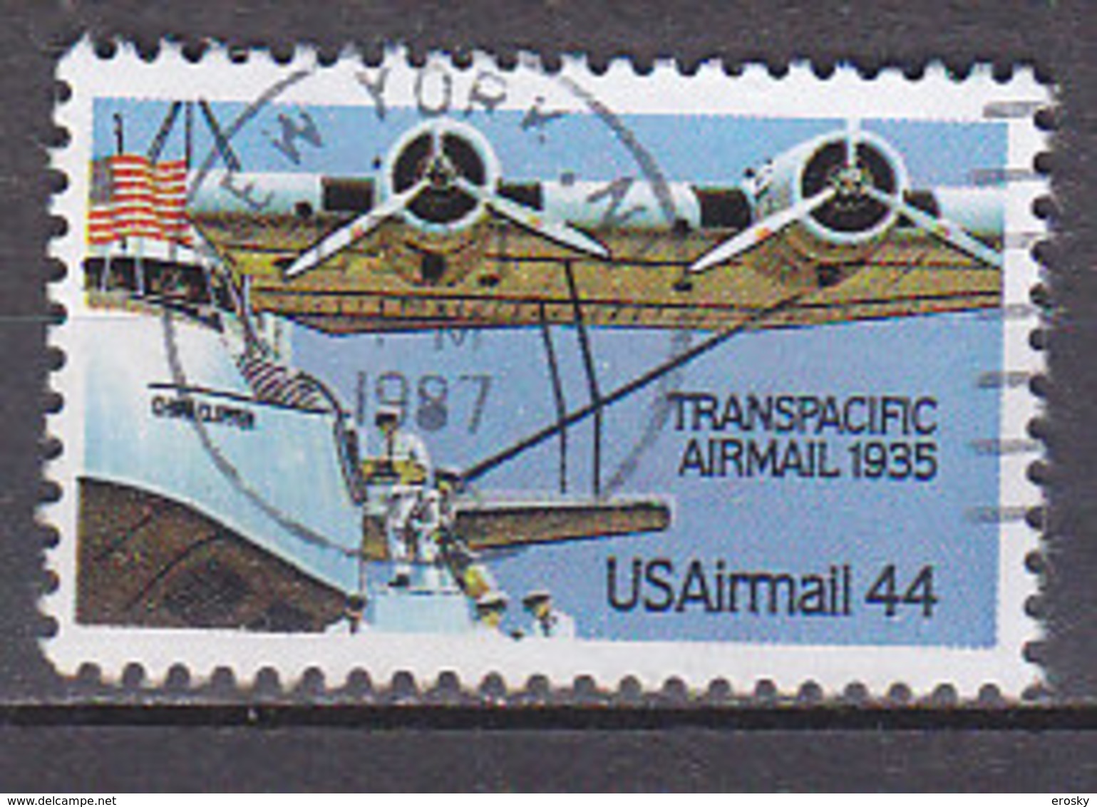 J0428 - ETATS UNIS USA AERIENNE Yv N°109 - 3a. 1961-… Used