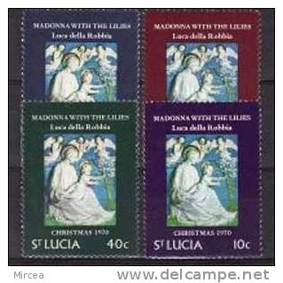 St.Lucia 1970 -  Michel No.278-81 Neufs** - St.Lucia (1979-...)