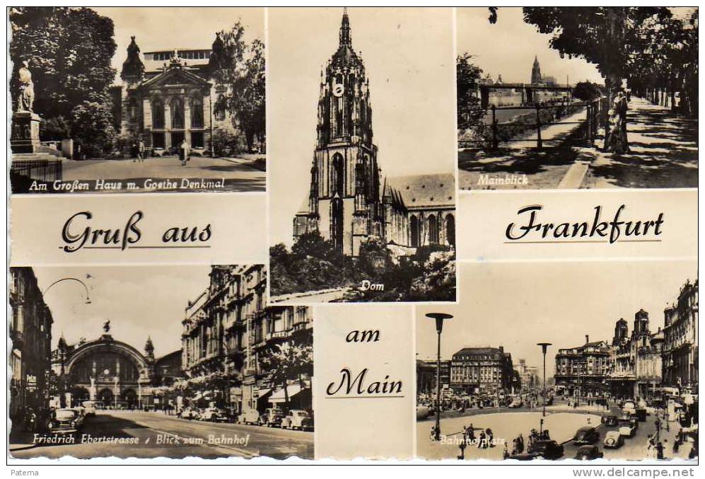 990 - Postal, FRANKFURT 1956 (Alemania), Post Card - Brieven En Documenten