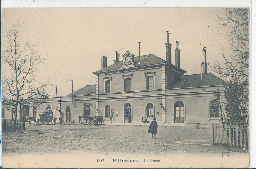 V 856/CPA   PITHIVIERS  (45)    LA GARE - Pithiviers