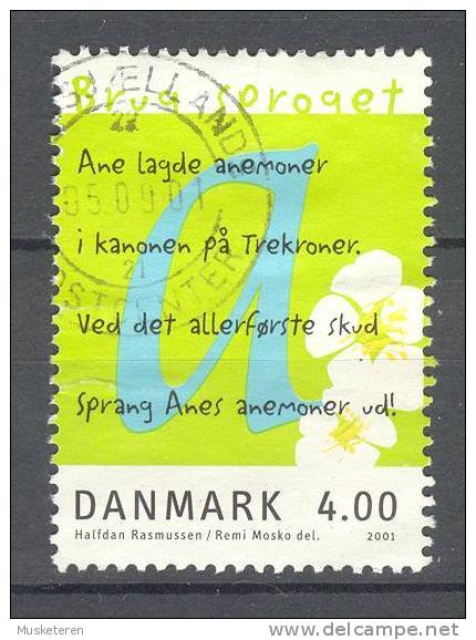 Denmark 2001 Mi. 1271    4.00 Kr Europäisches Jahr Der Sprachen Language Year - Gebraucht