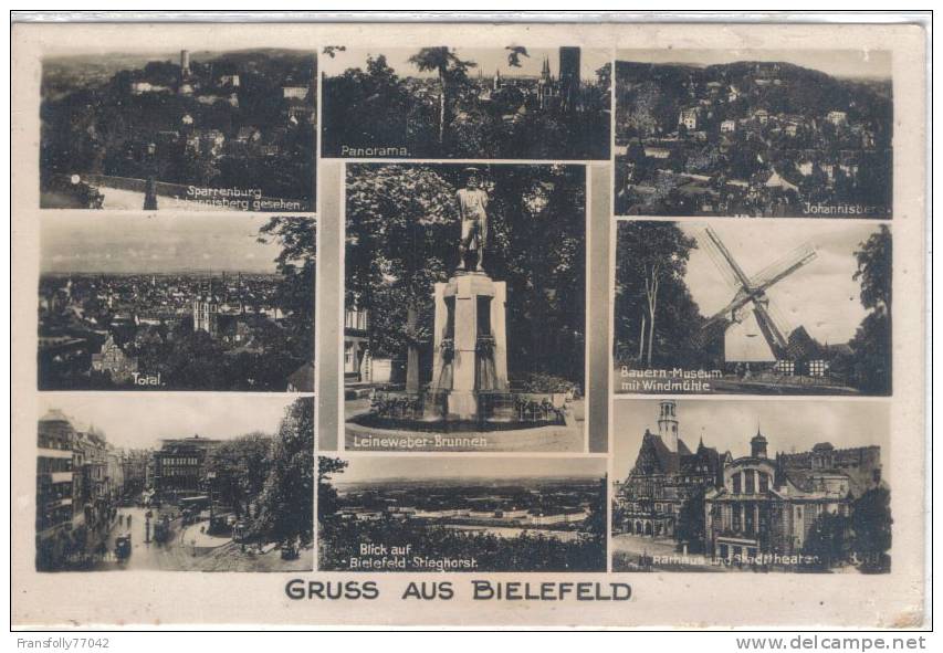 Rppc - GERMANY - NORTH RINE-WESTPHALIA - BIELEFELD - MULTI-VIEW ( 9) - Bielefeld