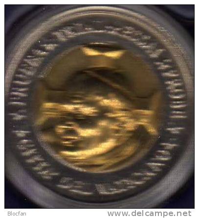 Probe - Satz 2002 Papst Paul II. komplett 8 Münzen prägefrisch 70€ in Münzdosen und Folder