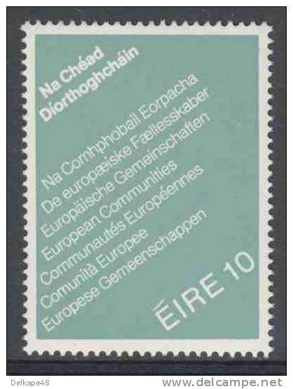 Ireland Irlande Eire 1979 Mi 395 YT 396 ** First Direct Elections To European Assembly - Inscription In 7 Languages - Institutions Européennes