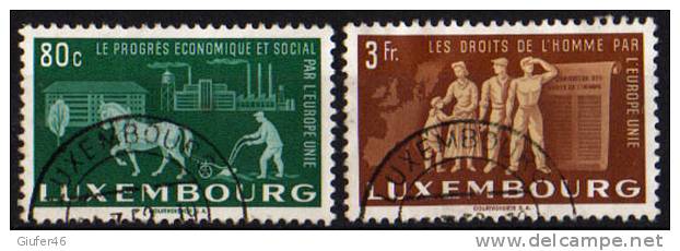 Luxembourg - N. 443/447 - Due Valori Usati - Gebraucht