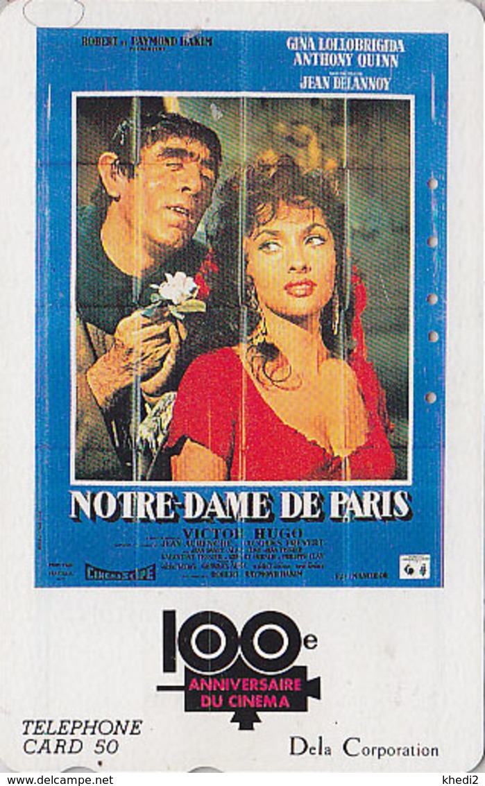 TC Japon - Cinema / BOSSU DE NOTRE DAME Paris / Victor Hugo France - Gina Lollobrigida & Anthony Quinn - Japan Movie PC - Cinéma