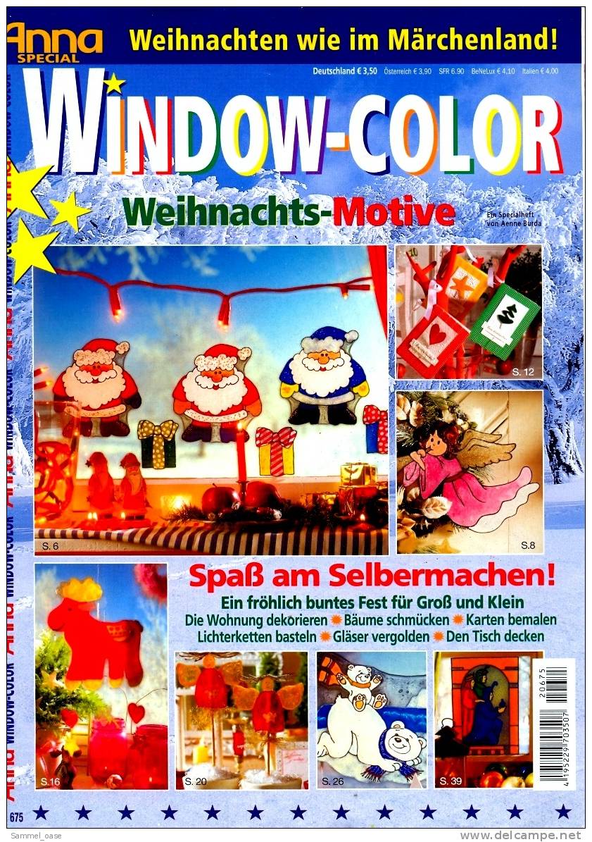 Window Color  -  Bunte Winter Bastelwelt Anna Viele Tolle Ideen Motive  -  Spaß Am Selbermachen - Hobbies & Collections