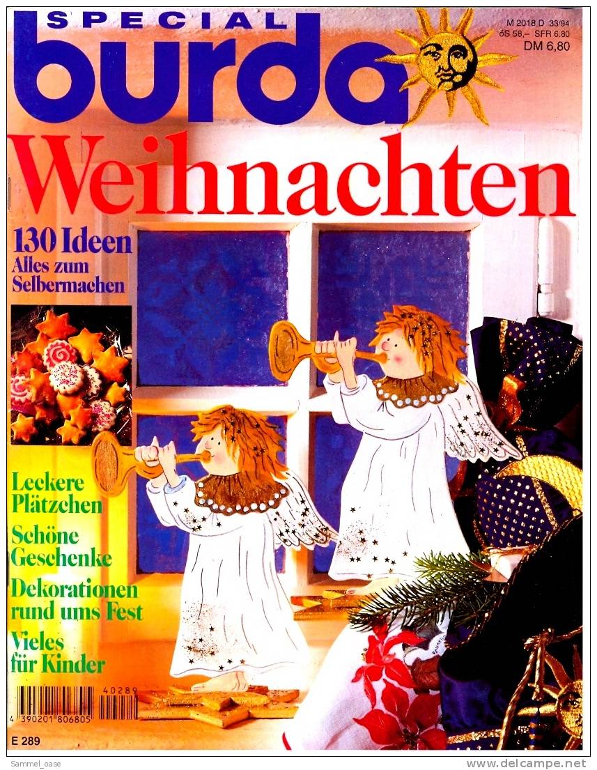Special Burda Weihnachten  -  130 Tolle Dekorative Ideen Motive Zum Selbermachen  -  Von 1994 - Hobbies & Collections
