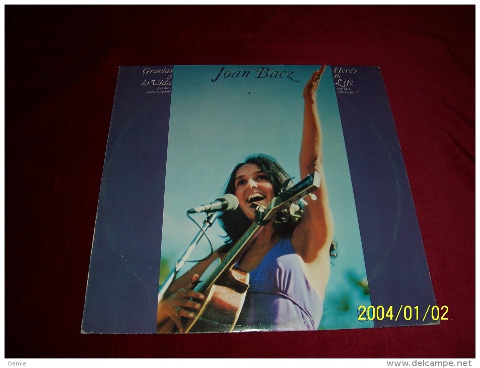 JOAN  BAEZ  °°  GRACIAS A VIDA  / HERE' S TO LIFE - Autres - Musique Anglaise