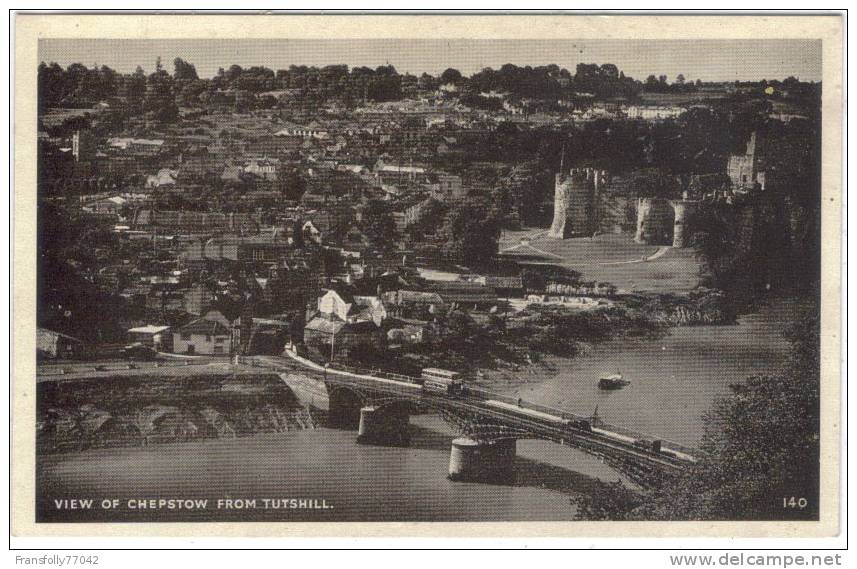 Rppc - U.K. - WALES - MONMOUTHSHIRE - CHEPSTOW - FROM TUTSHILL - PANORAMIC - Monmouthshire