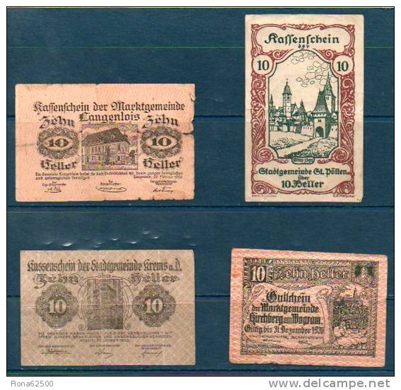 LOT DE 4 BILLETS A IDENTIFIER . - To Identify