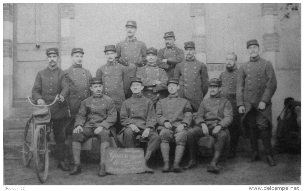 Carte Photo : Guerre 1914-1915, 91e Régiment, Bureau Du Major - Nantes