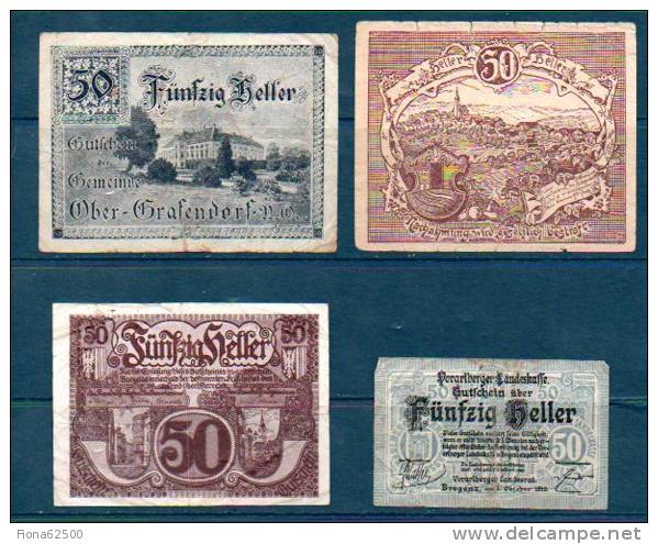 LOT DE 4 BILLETS A IDENTIFIER . - A Identifier