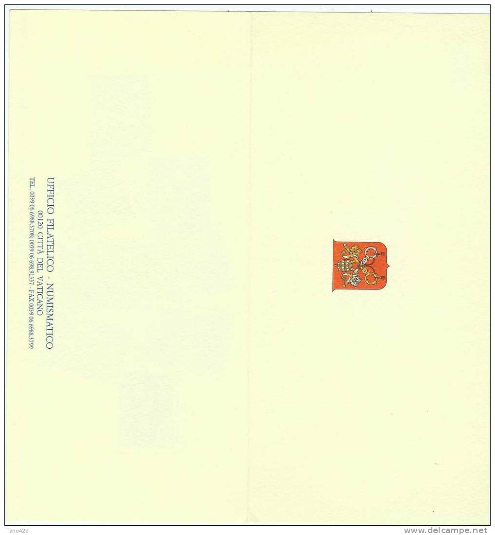 REF LIT9/GAL/VAT - ENCART POUR LES VOEUX DE NOEL 1994 INCLUANT UN TIMBRE OBLITERE ET LA REPRODUCTION DE TIMBRES DE NOEL - Abarten