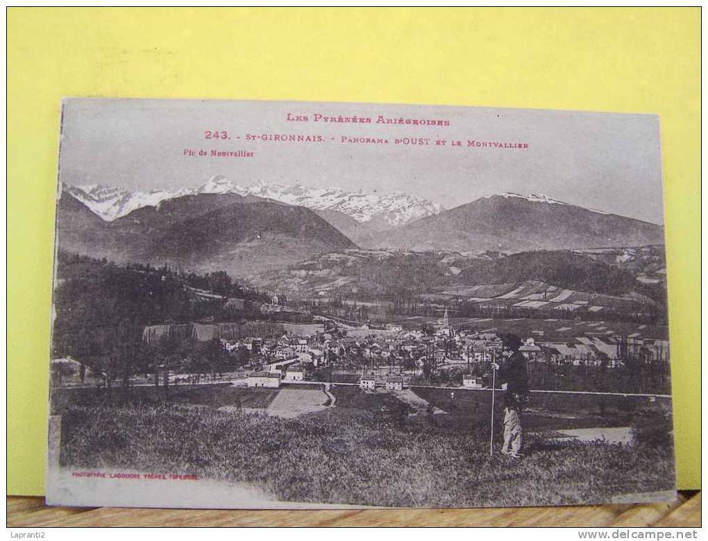 OUST (ARIEGE) PANORAMA ET LE MONTVALLIER - Oust