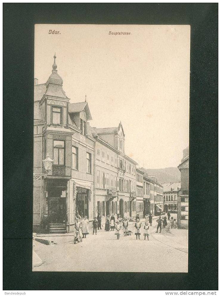 Allemagne - IDAR Oberstein - Hauptstrasse ( Rue Animée Verlag Carl Schmidt ) - Idar Oberstein