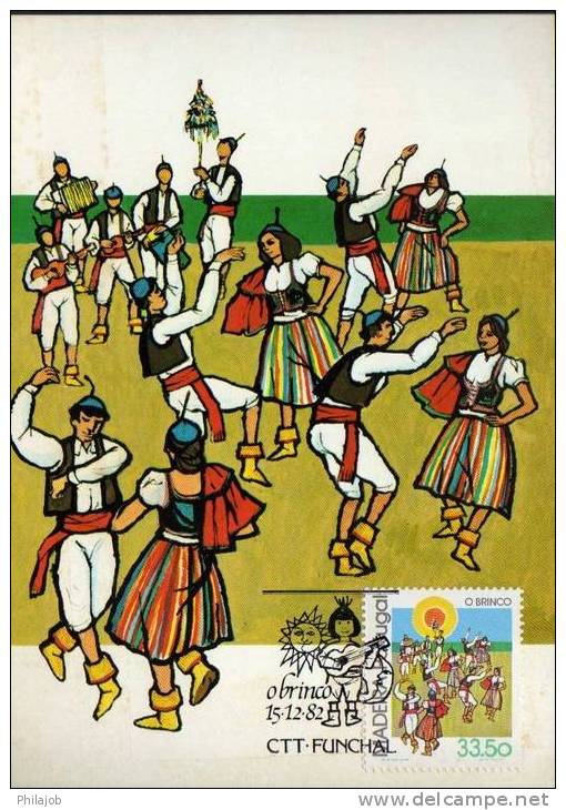 PORTUGAL / MADERE 82 :  2 CM N° YT 87-88 " Ethnographie Régionale". Parfait état ! + Prix Dégressif. - Cartoline Maximum