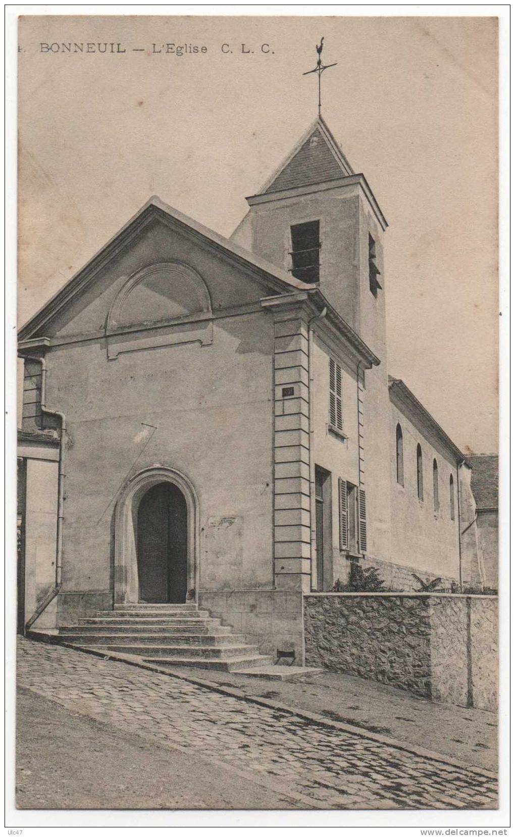 - 94 - BONNEUIL. - L'Eglise - Scan Verso - - Bonneuil Sur Marne