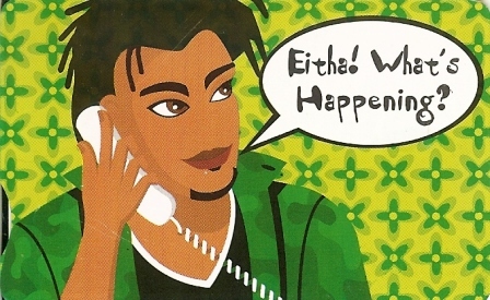 SOUTH AFRICA Used Phonecard/ Gebruiklte Telefoonkaart "EITHA!, WHAT IS HAPPENING? - Sudafrica