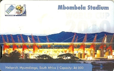 SOUTH AFRICA Used Phonecard/ Gebruiklte Telefoonkaart "2010 SOCCERSTADIUM MBOMBELA" - Sport