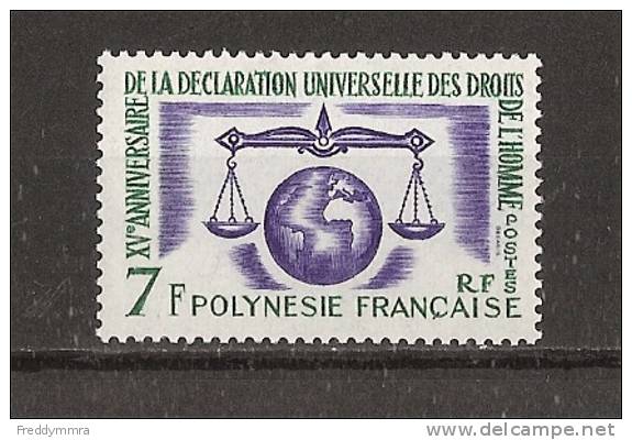 Polynésie Fr: 25 ** - Unused Stamps